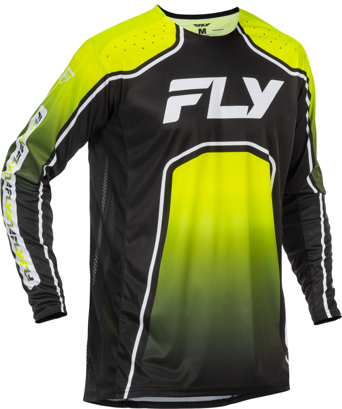 Fly Racing Rayce Bicycle Jersey - Lime/Black/White