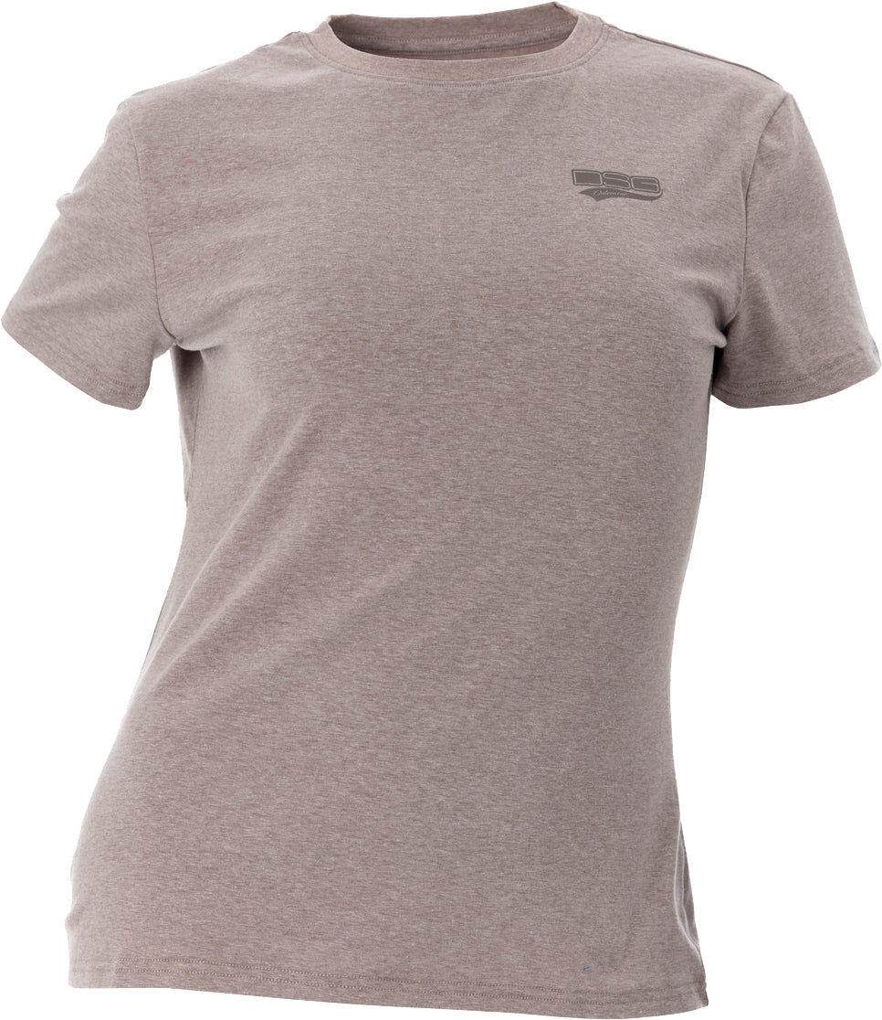 DSG Womens Casual Logo Tee CLOSEOUT - Heathered Mauve