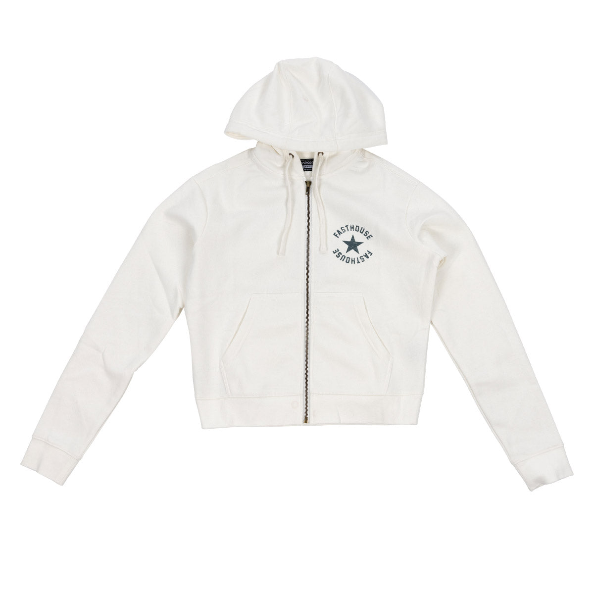 Fasthouse Starlet  Hooded Zip Up - White