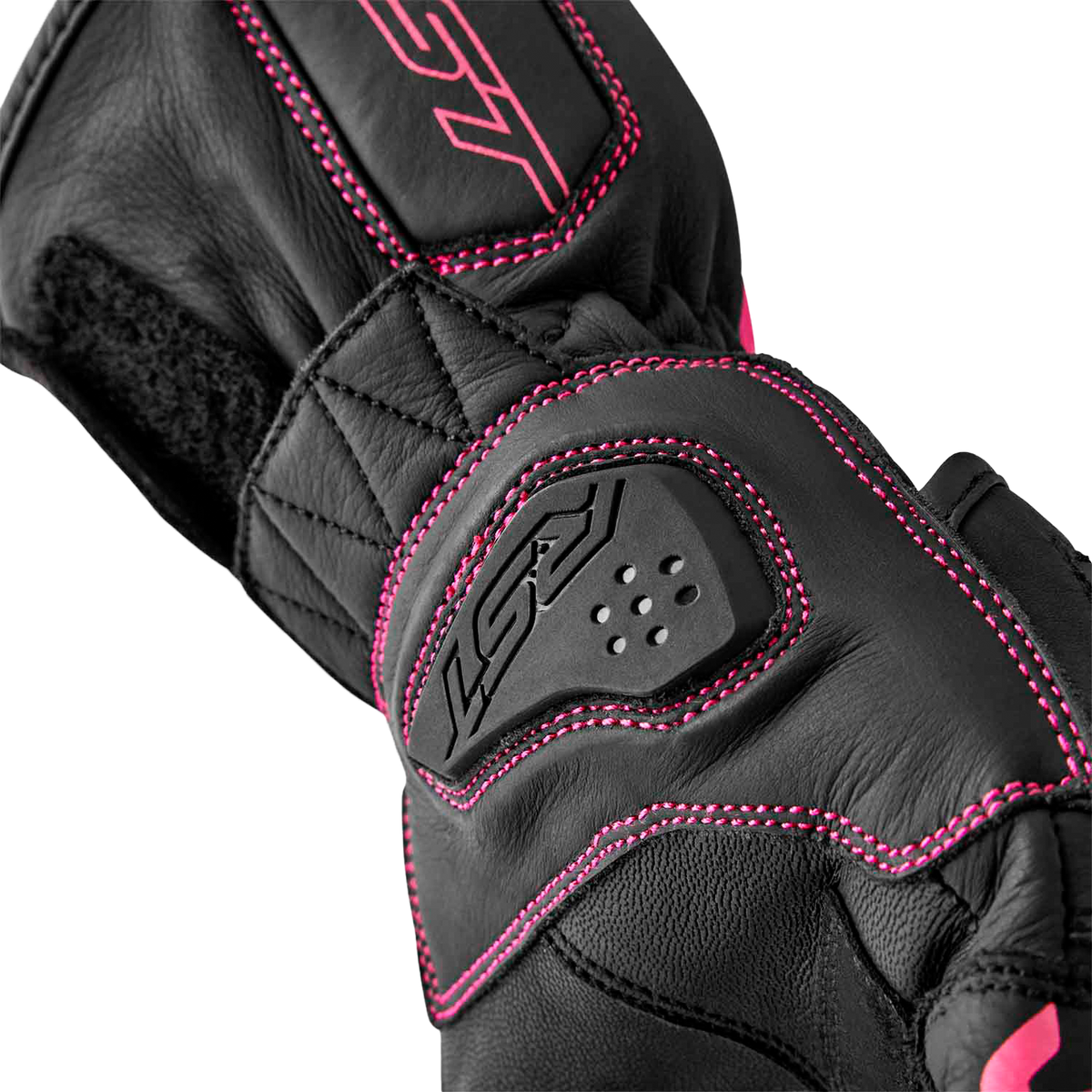RST Womens S1 D3O Glove - Black/Pink