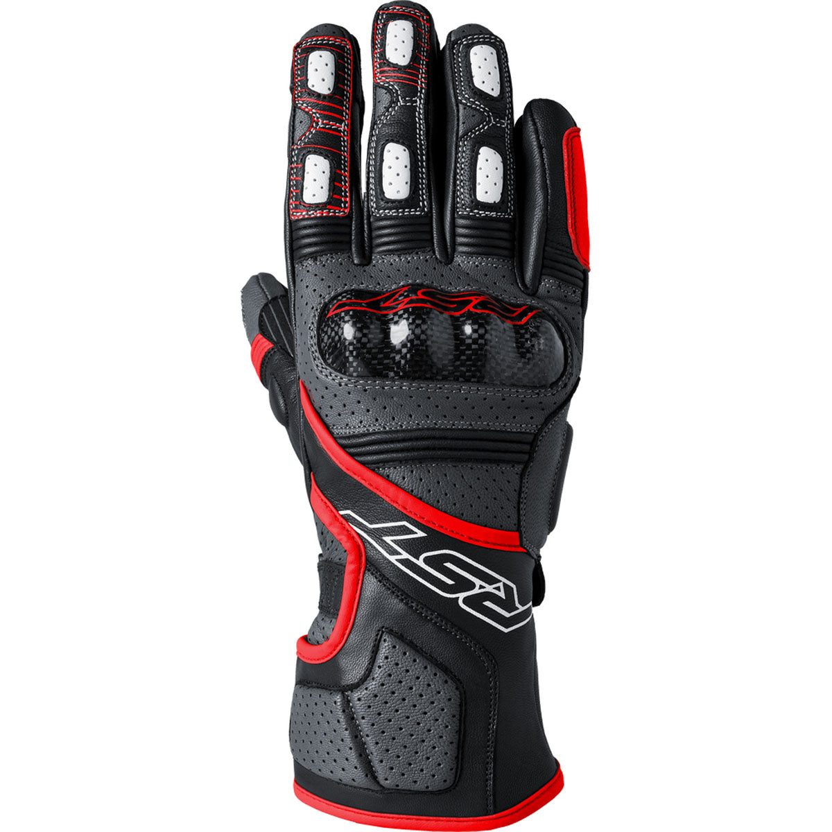 RST Fulcrum CE Glove Grey/Red/Black