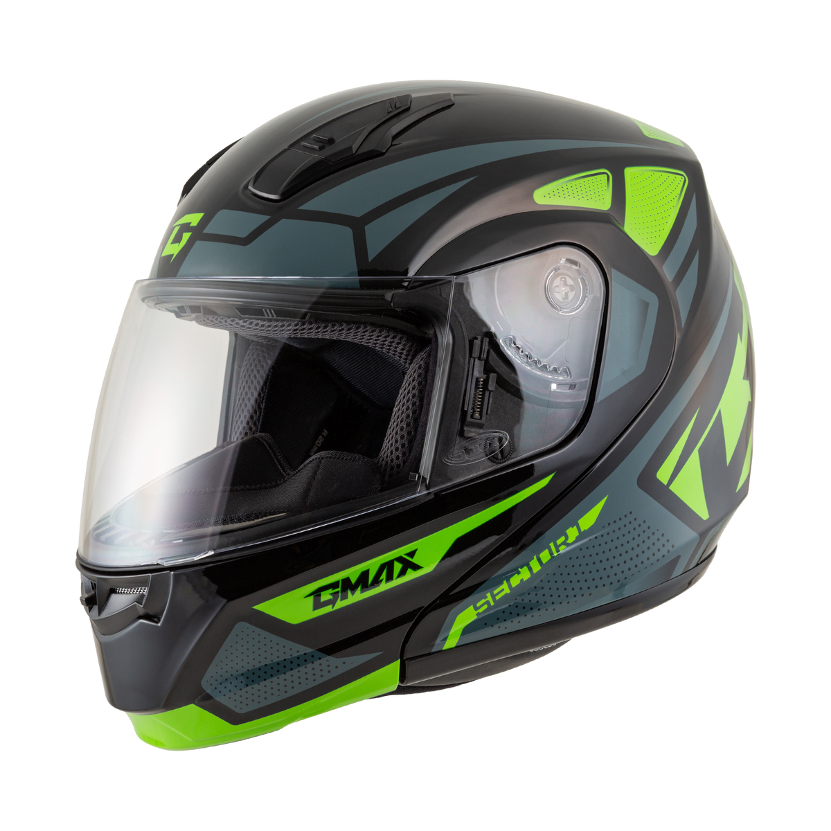 GMAX MD-04 Sector Helmet Black/Pink