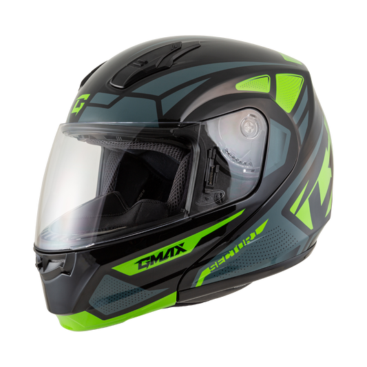 GMAX MD-04 Sector Helmet Black/Pink