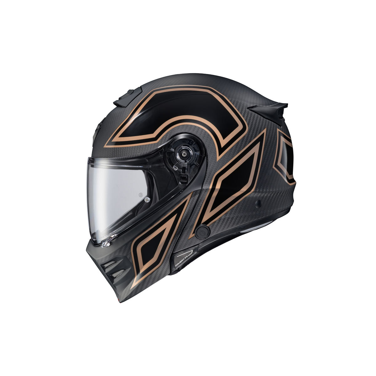 Scorpion EXO Covert Fx Carbon Modular Coast 2 Coast Helmet - Gold