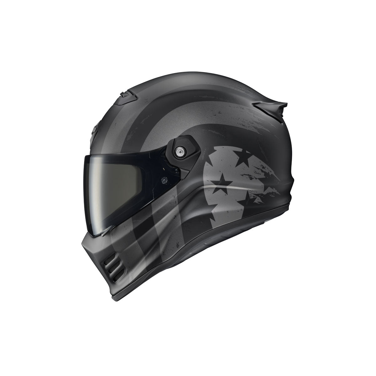 Scorpion EXO Covert Fx Republic Helmet - Matte Black/Grey