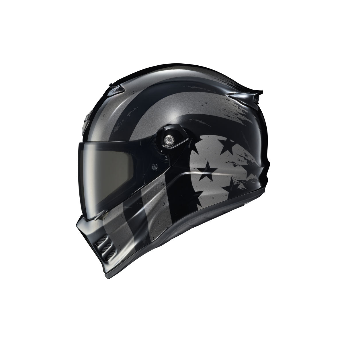 Scorpion EXO Covert Fx Republic Helmet - Black/Grey