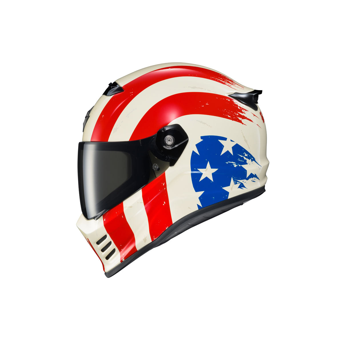 Scorpion EXO Covert Fx Republic Helmet - Red/White/Blue