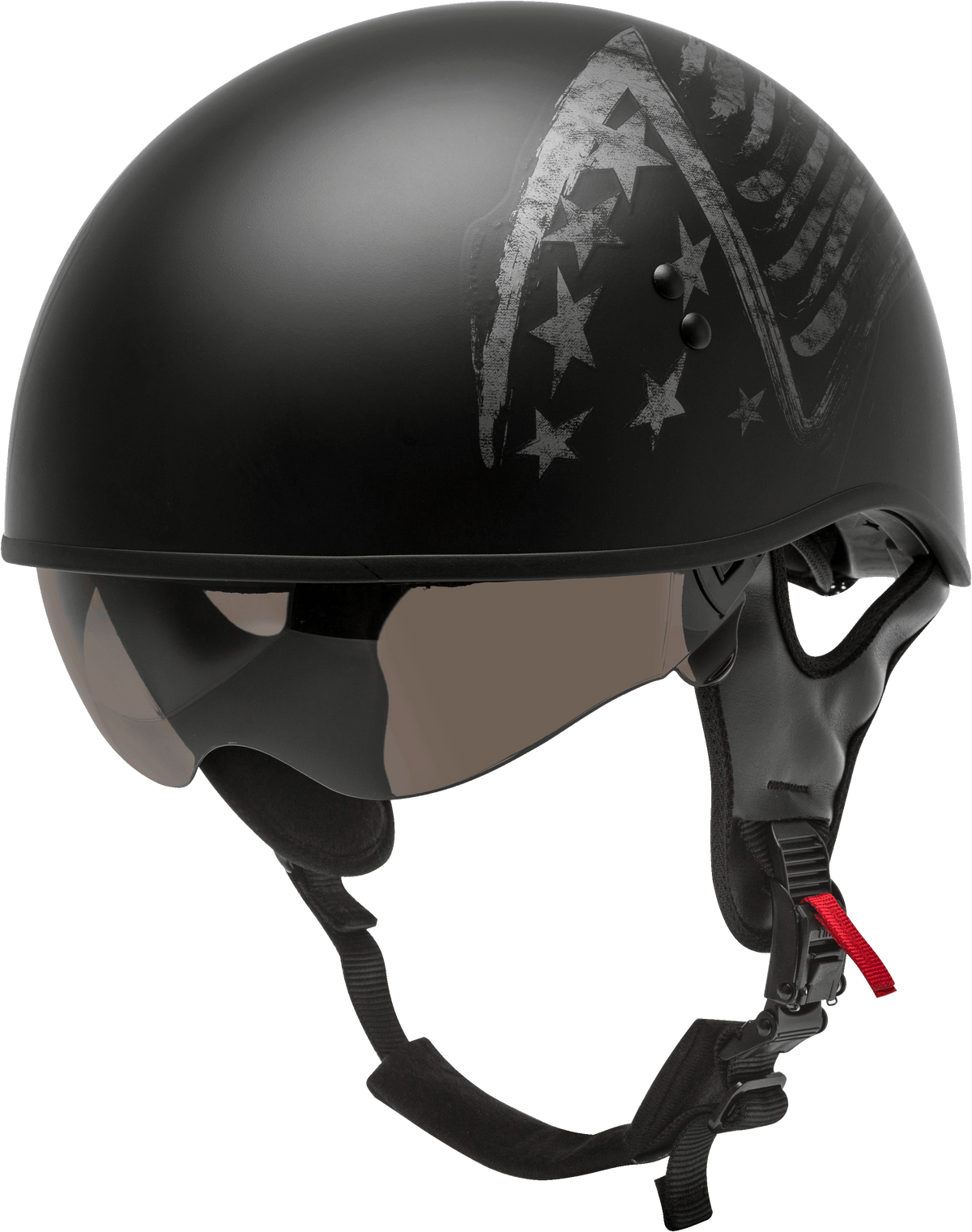 GMAX HH-65 Naked Bravery Helmet Black/Grey