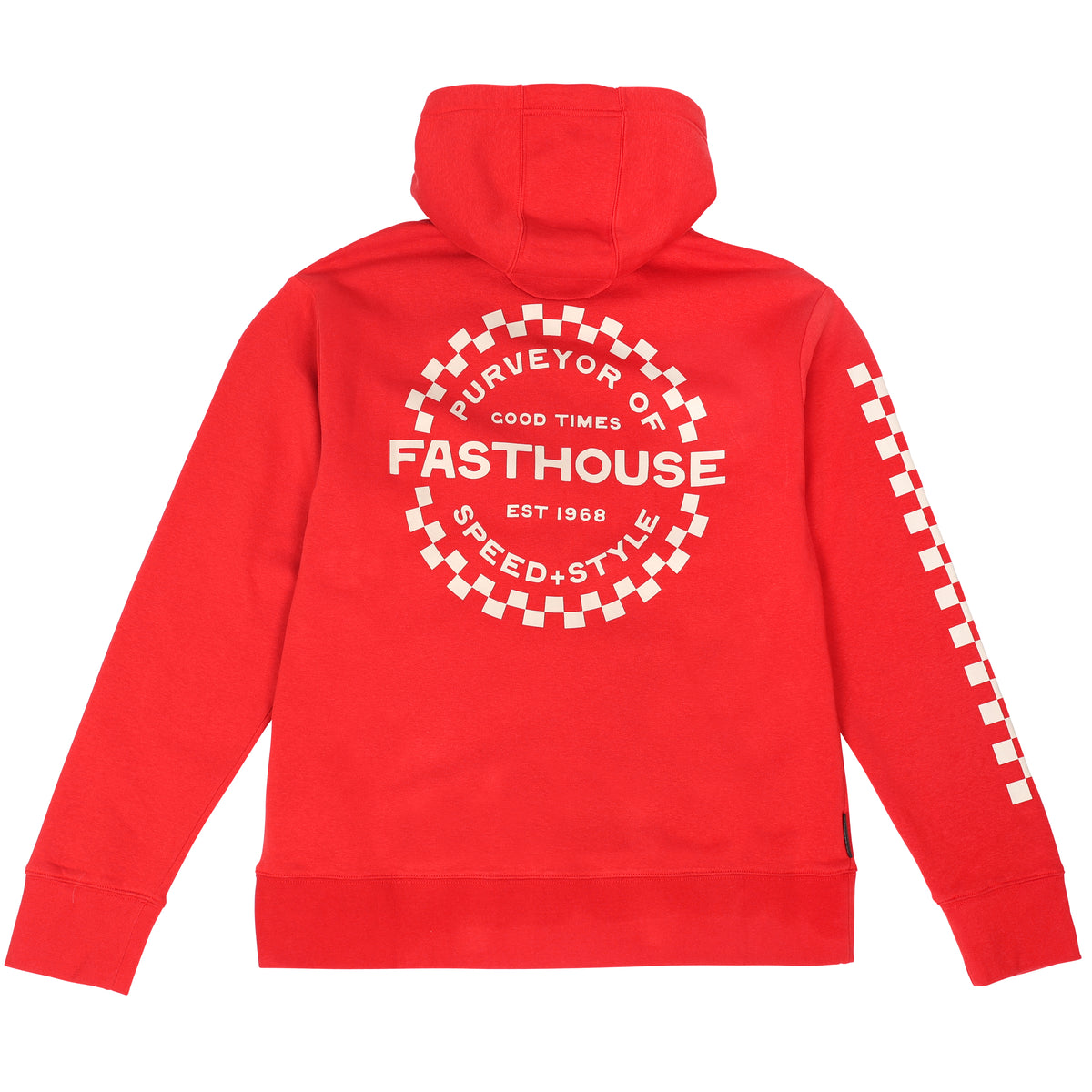 Fasthouse Anchor Hooded Zip Up - Red