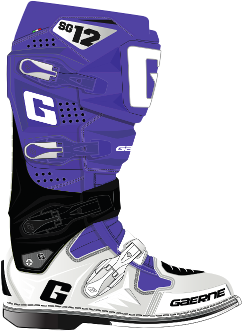 Gaerne SG-12 Boots - Purple/Black/White