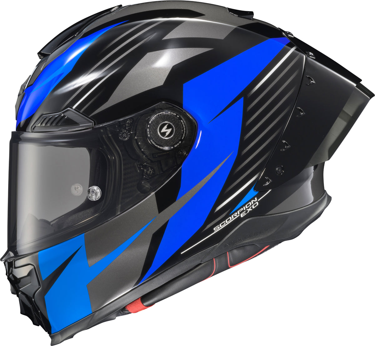 Scorpion EXO-Warp Dilithium Helmet - Black/Blue