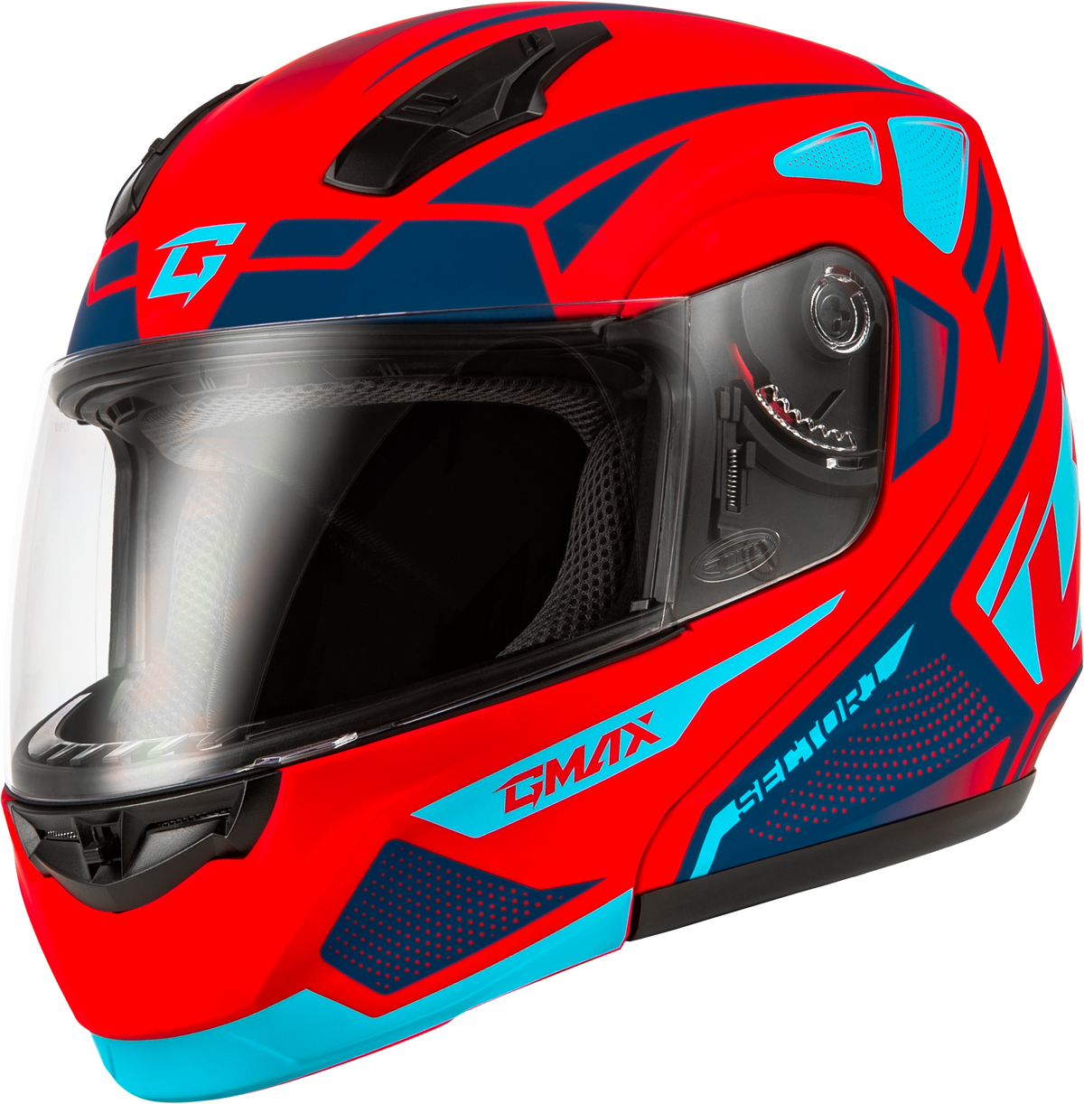 GMAX MD-04 Sector Helmet Red/Blue