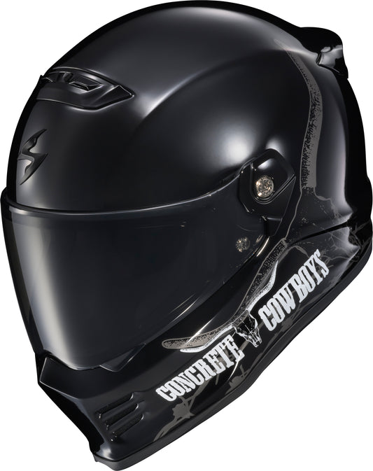 Scorpion Covert FX Concrete Cowboys Helmet - Black