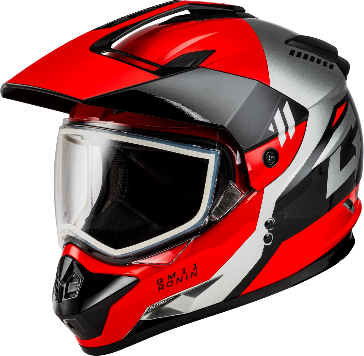 GMAX GM-11 Ronin Helmet CLOSEOUT Black/Red