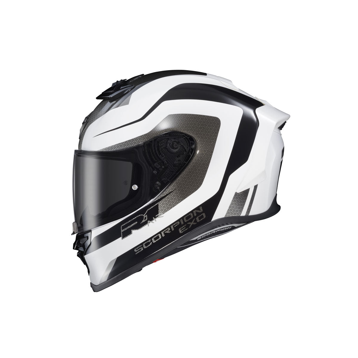 scorpion exo 500 helmet Scorpion EXO-R1 Air Full Face Helmet Hive (White/Black, Medium)