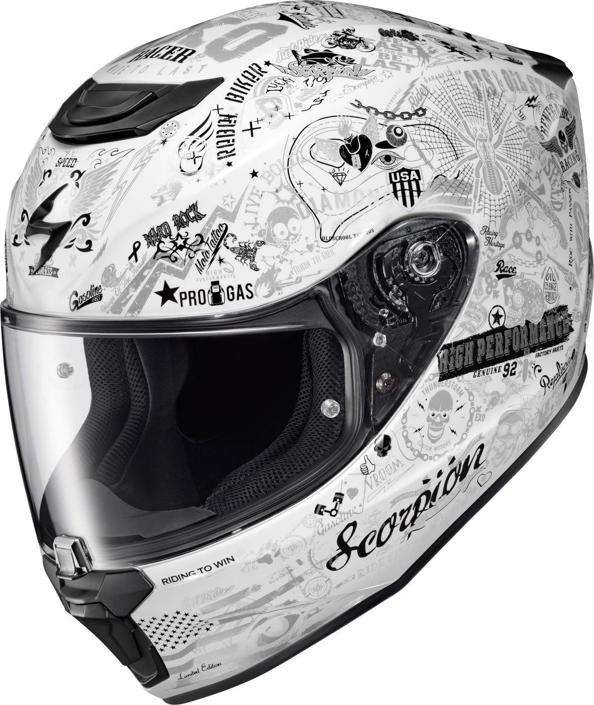 Scorpion EXO R330 Shake 2 Helmet - White