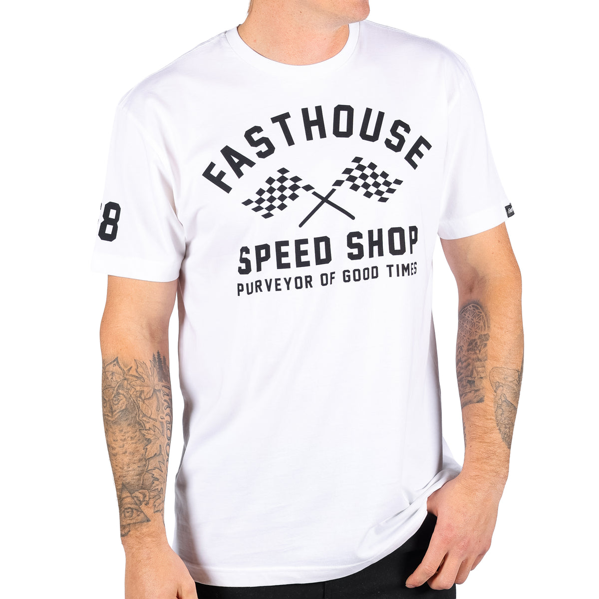 Fasthouse Crossroad Tee - White