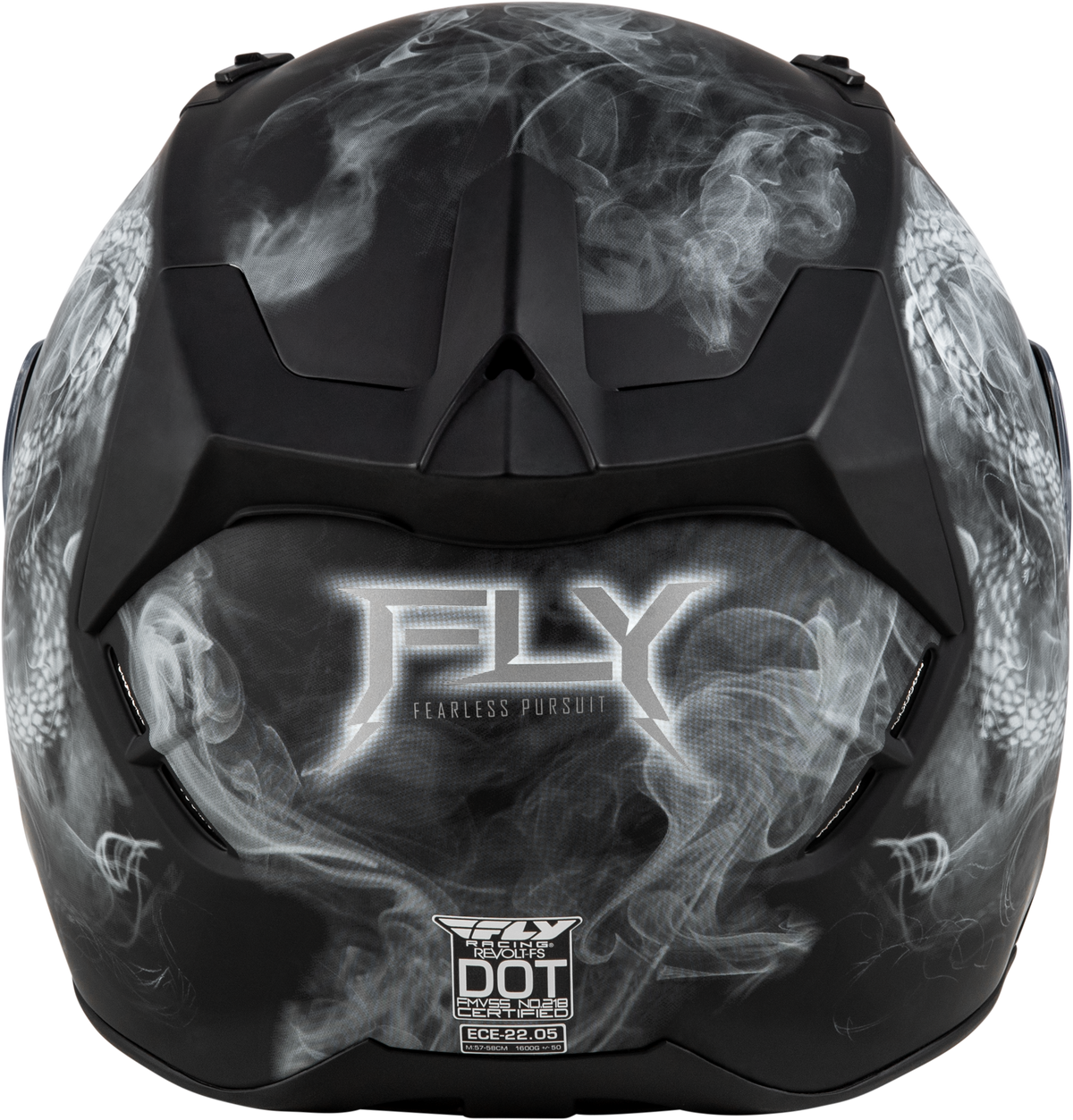 Fly Racing Revolt Coil Helmet - Black/White