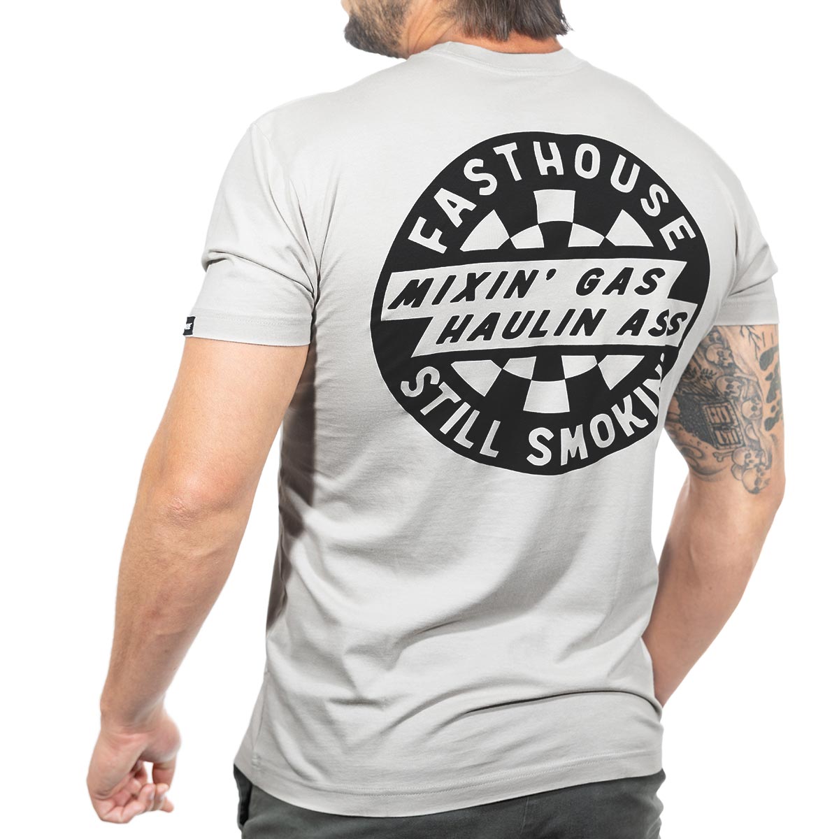 Fasthouse Oil Burner Tee - Light Gray