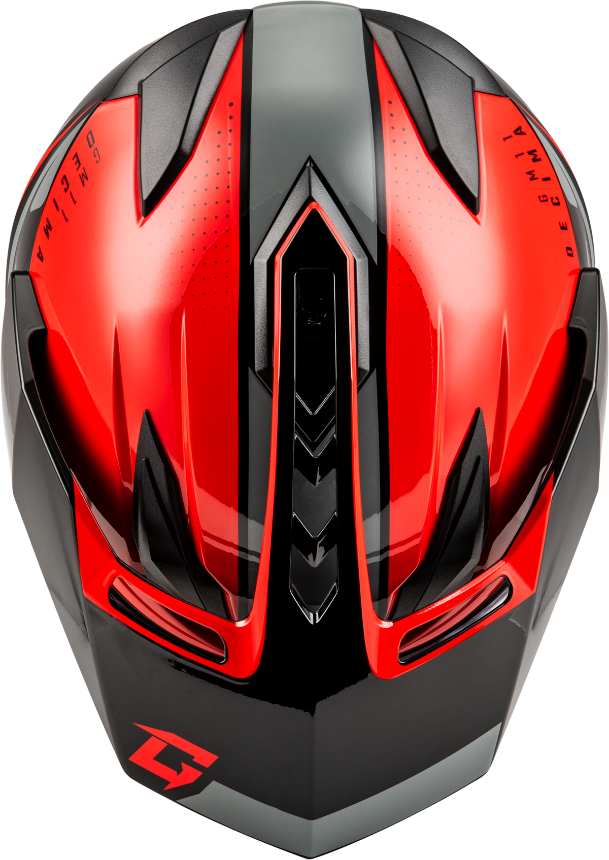 GMAX GM-11 Decima Helmet Black/Red/Grey