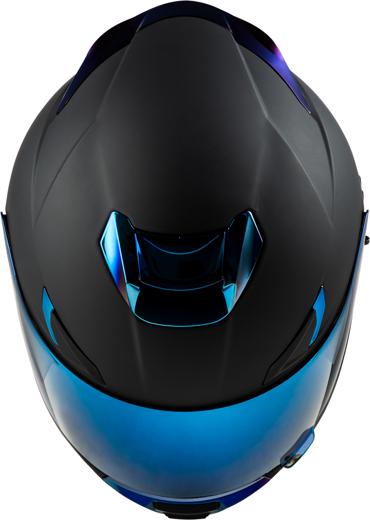 Fly Racing Sentinel Recon Helmet - Black/Blue Chrome