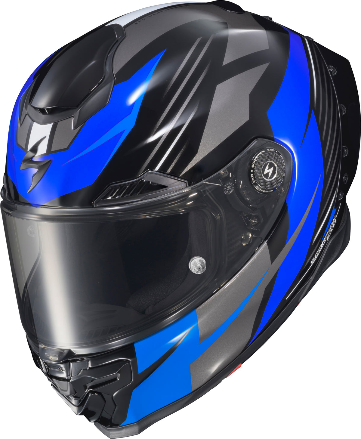 Scorpion EXO-Warp Dilithium Helmet - Black/Blue