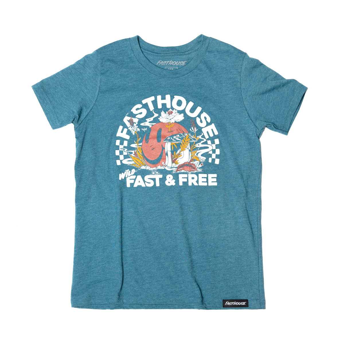 Fasthouse Wild One Tee -  Heather Teal