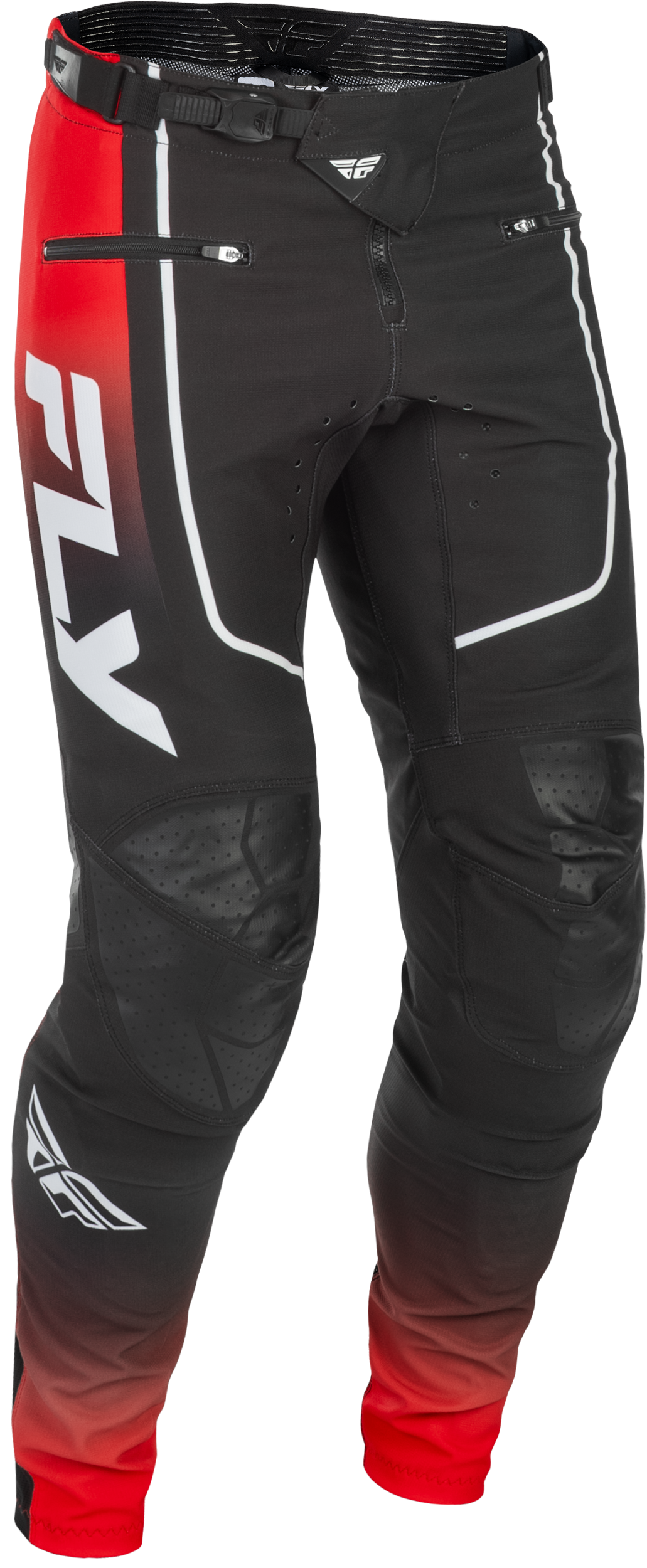 Fly Racing Youth Rayce Bicycle Pants - Red/Black/White
