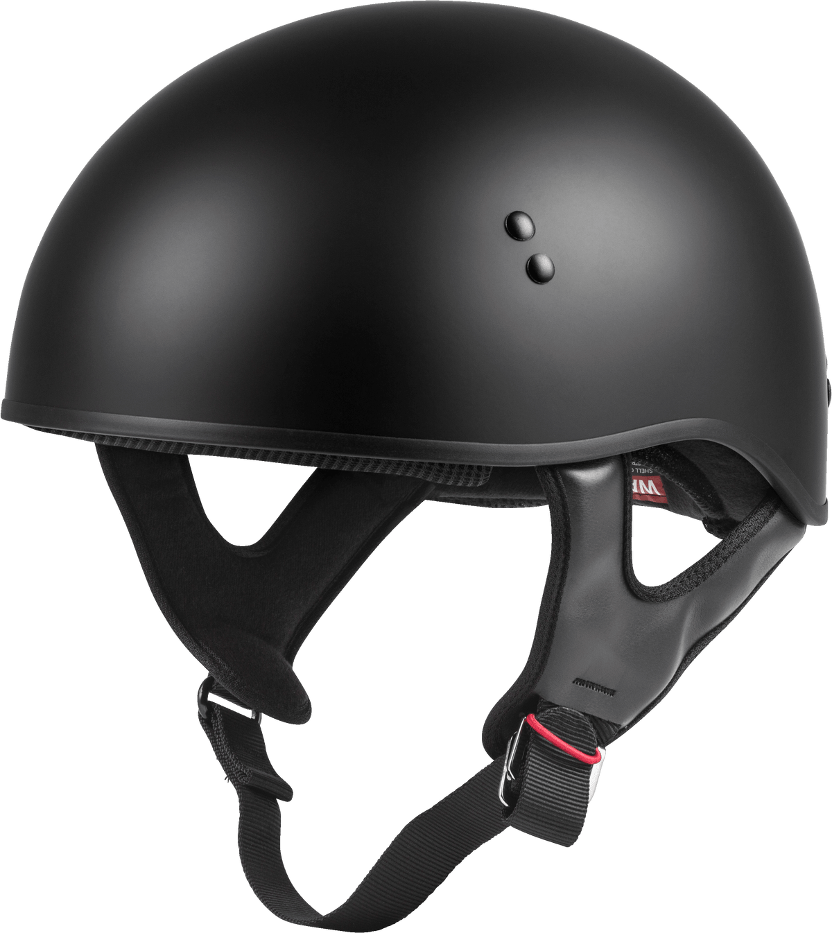6xl motorcycle helmet GMAX HH-45 Half Helmet Naked Matte Black Md