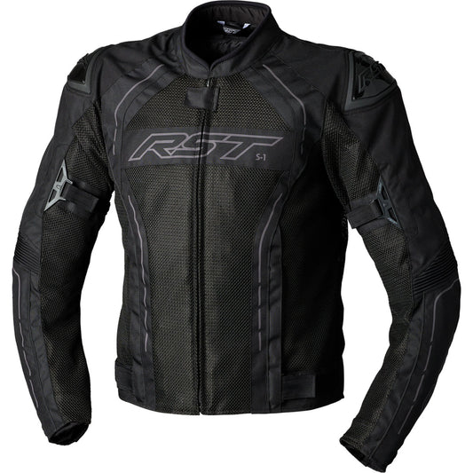 RST S1 Mesh CE Textile Jacket CLOSEOUT Black/Black