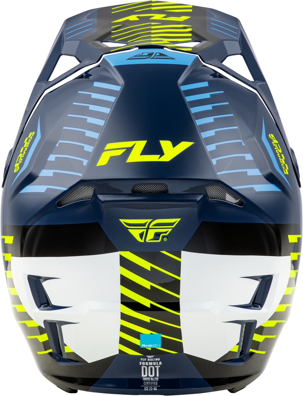 Fly Racing Formula CP Slice Helmet - Navy/Hi-Vis/White