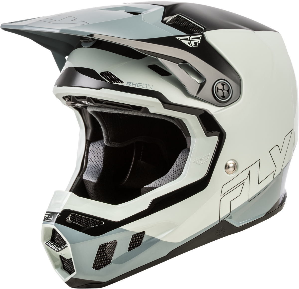 Fly Racing Formula CC Glide Helmet - Grey/Light Grey/Black