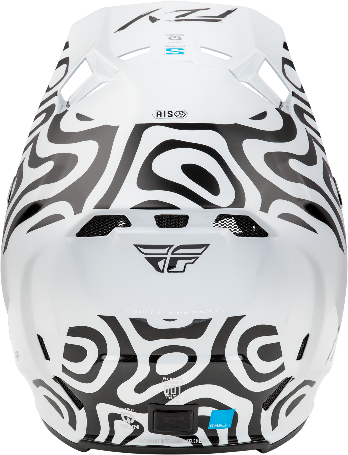 Fly Racing Formula S Carbon Abyss - White/Black