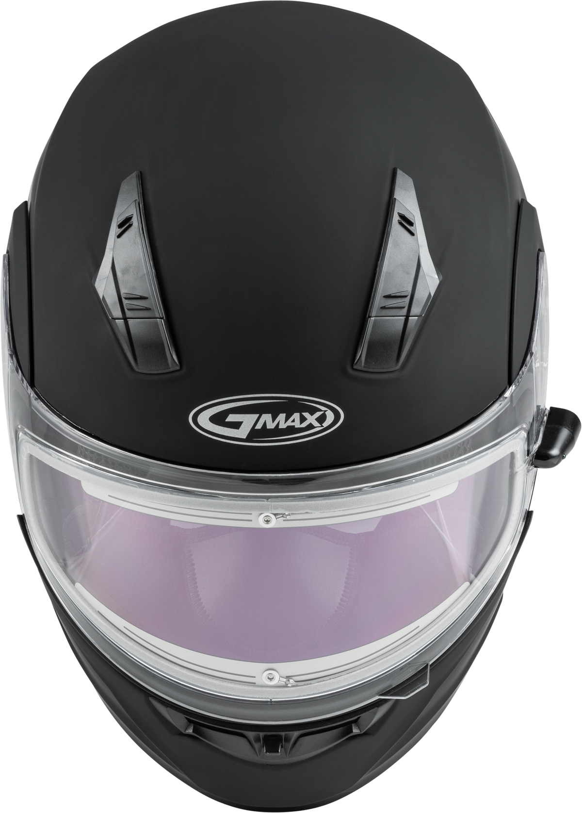 GMAX MD-04S Snow Helmet Solid w/Quick Release Buckle Electric Shield Matte Black