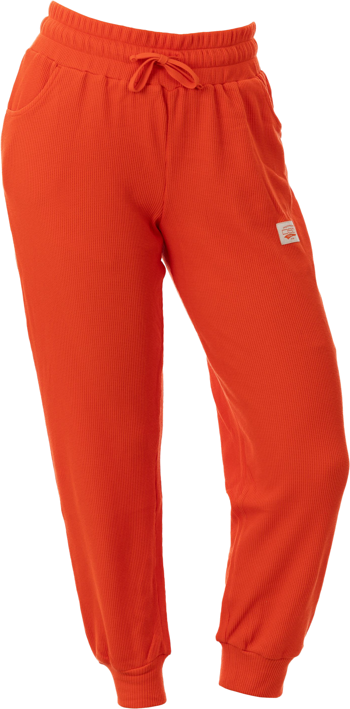 DSG Womens Cozy Waffle Pants CLOSEOUT - Poppy