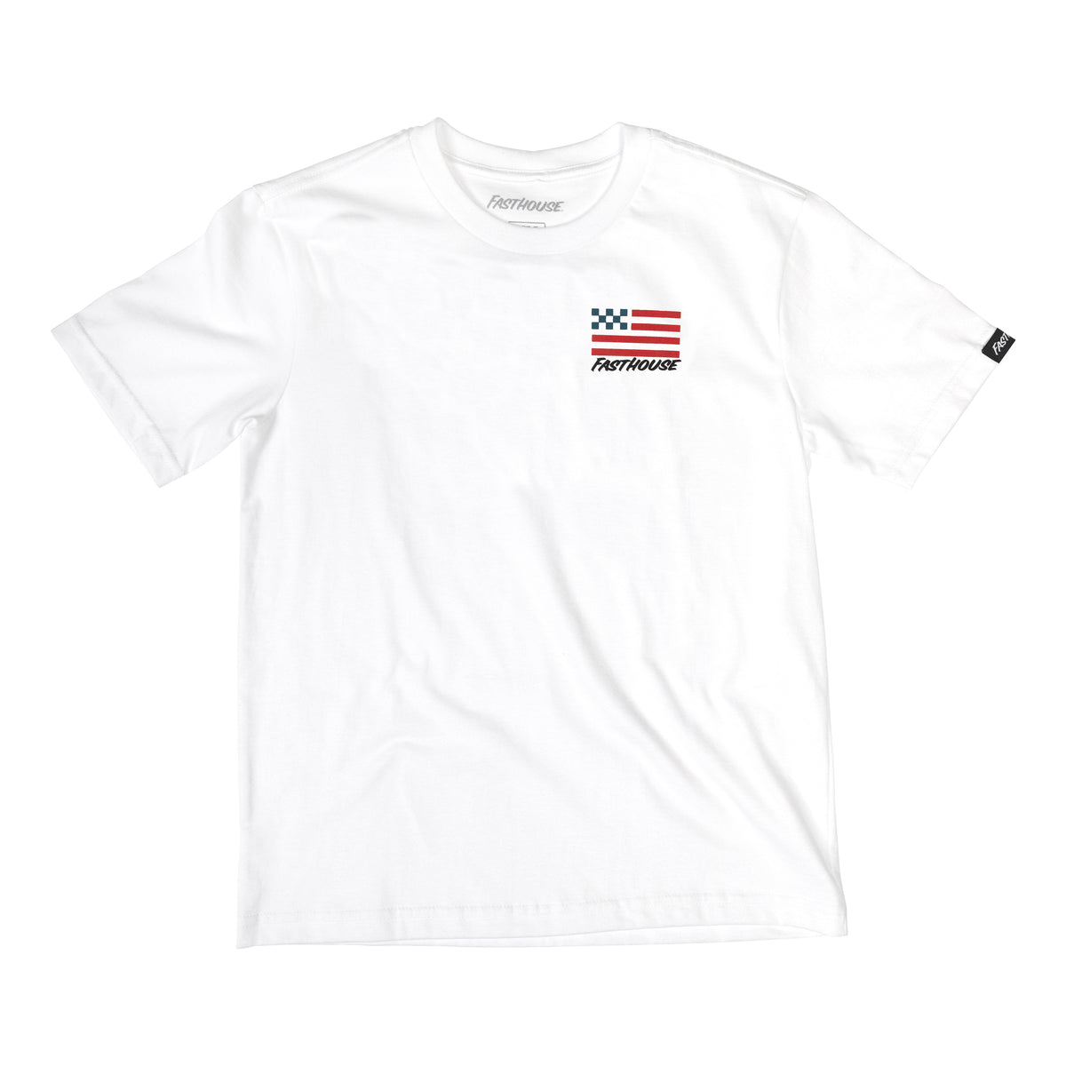 Fasthouse Youth  Liberty Tee - White