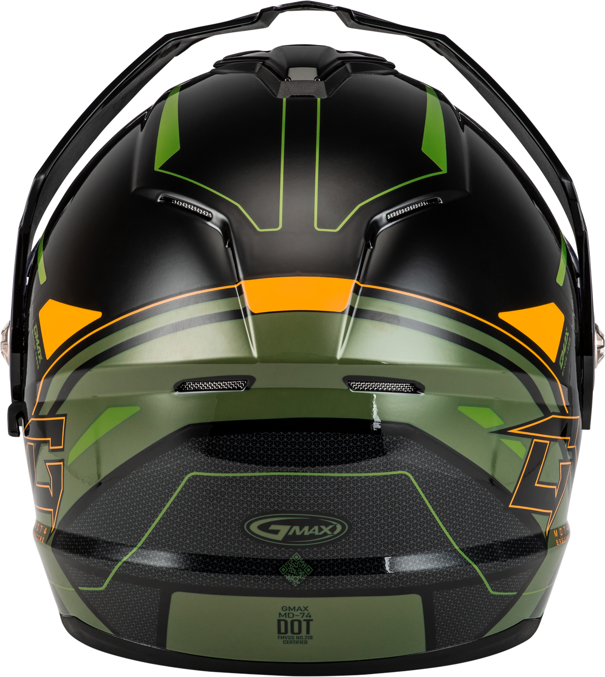 GMAX MD-74S Spectre Modular Helmet w/Electric Shield Black/Green