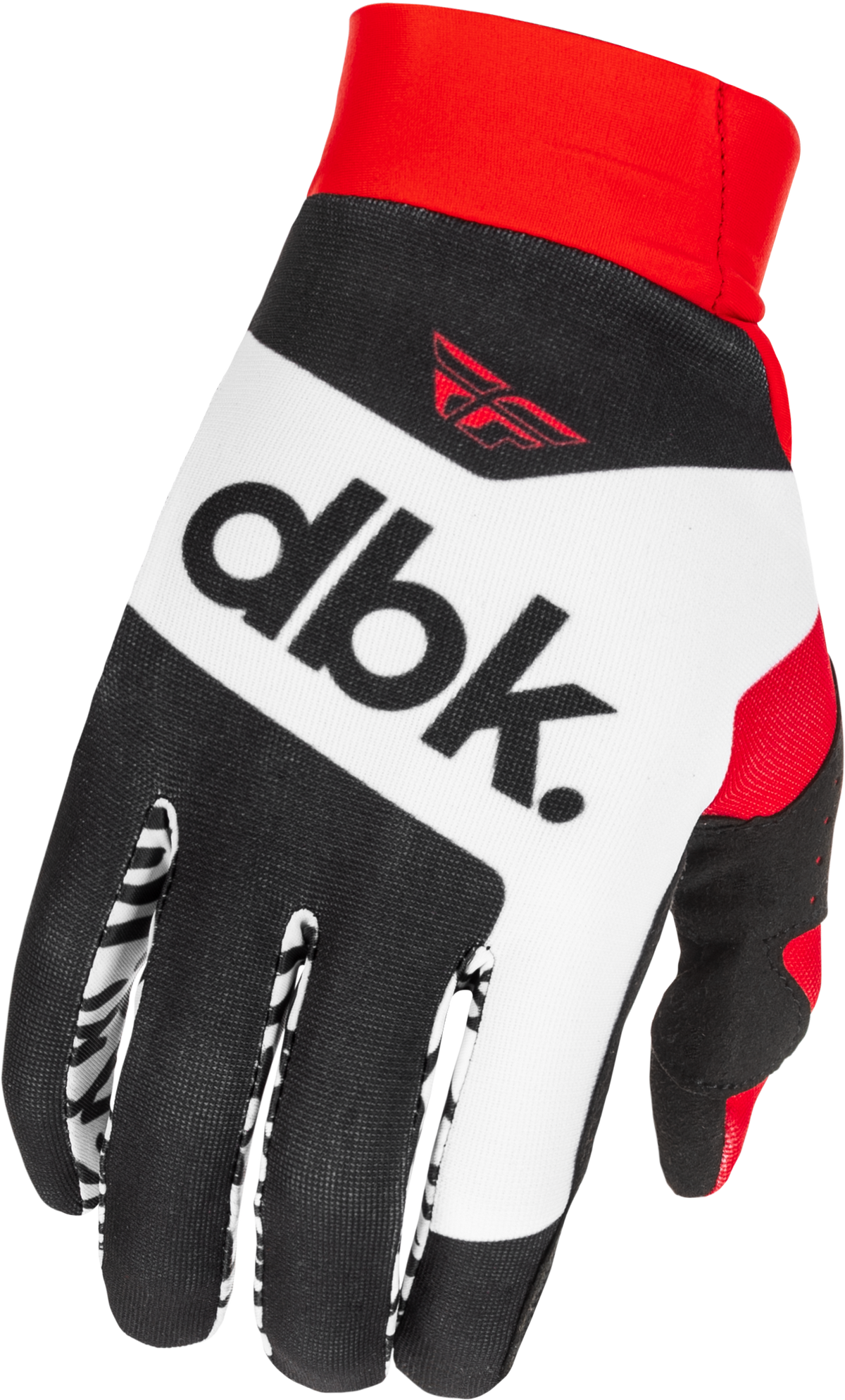 Fly Racing Pro Lite Dbk Gloves - Black/White/Red