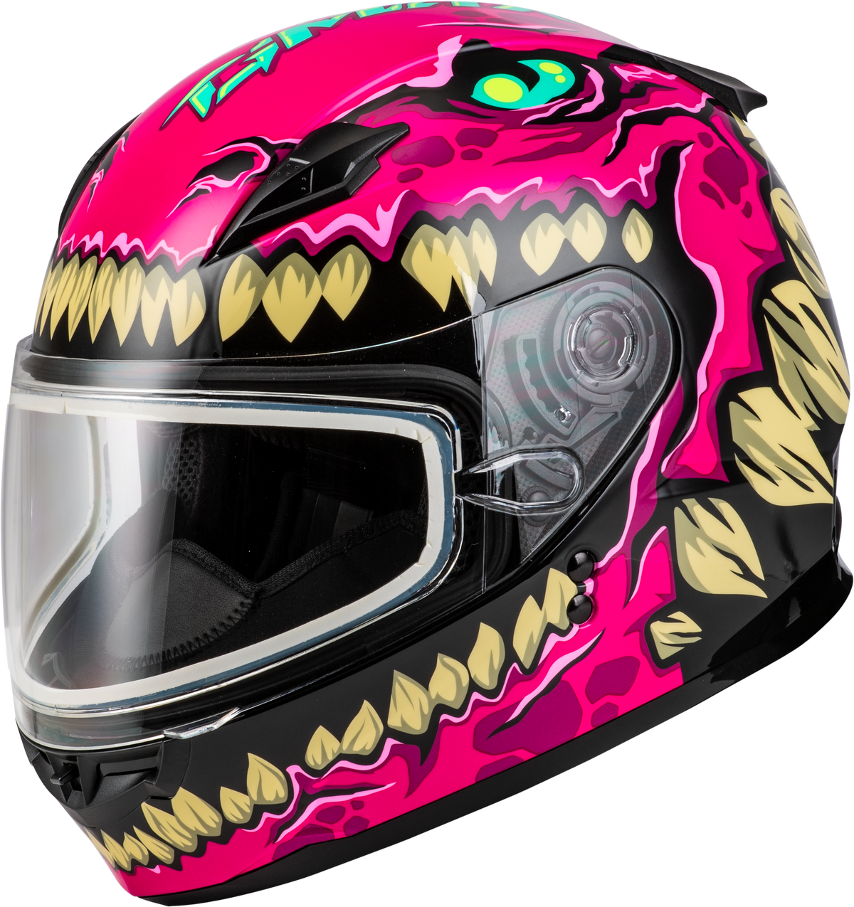 GMAX Youth GM-49Y Drax Snow Helmet Pink