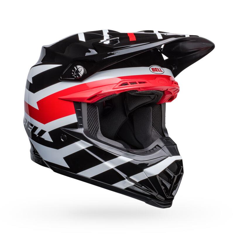 Bell Moto-9S Flex Banshee Helmet Black/Red / Large