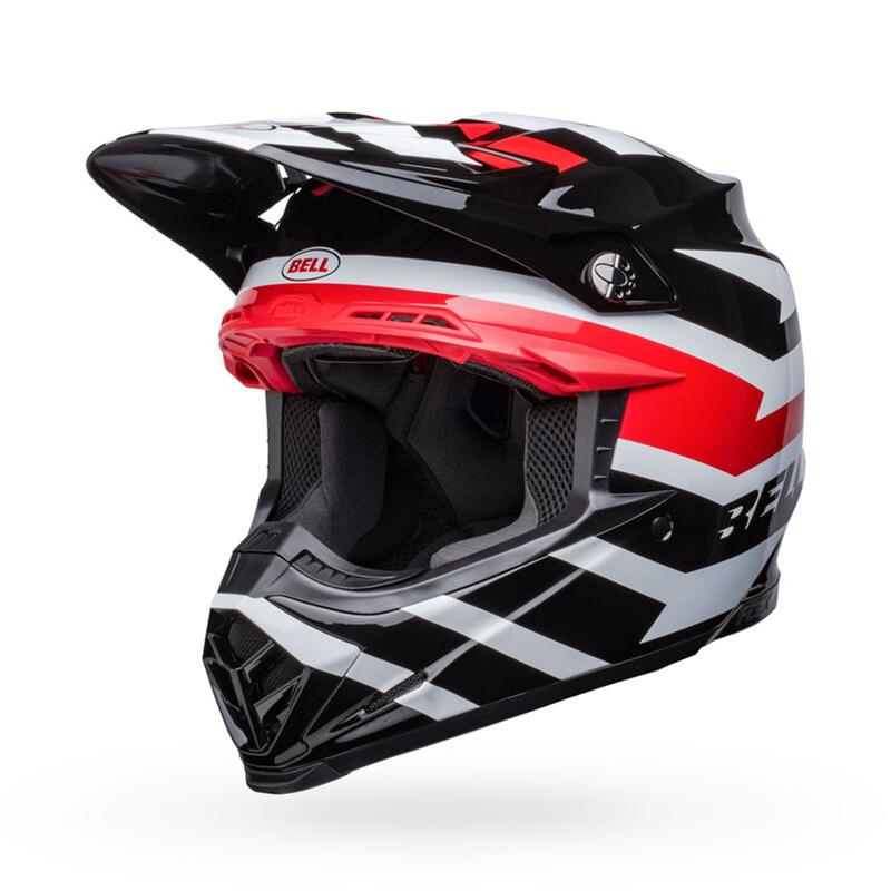 Bell Moto-9S Flex Banshee Helmet Black/Red / Medium