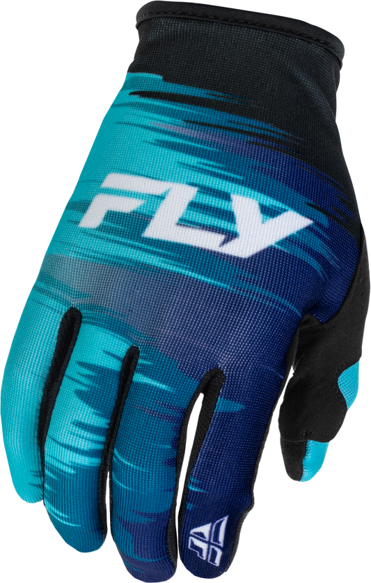 Fly Racing Girl'S Lite Gloves - Aqua/Navy/White