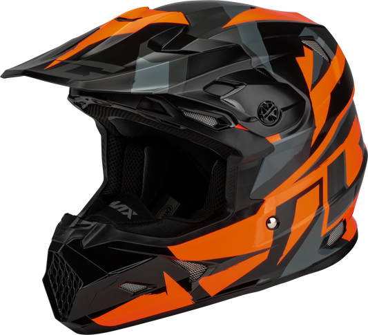 GMAX MX-96S Splinter Helmet CLOSEOUT Black/Orange