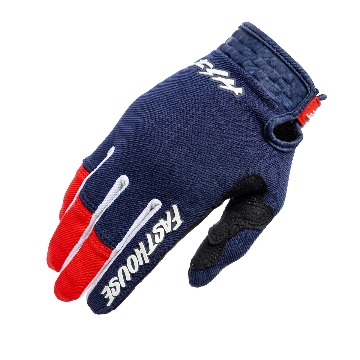 Fasthouse Youth Speed Style Hudson Glove - Blue/Red