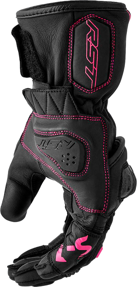RST Womens S1 D3O Glove - Black/Pink