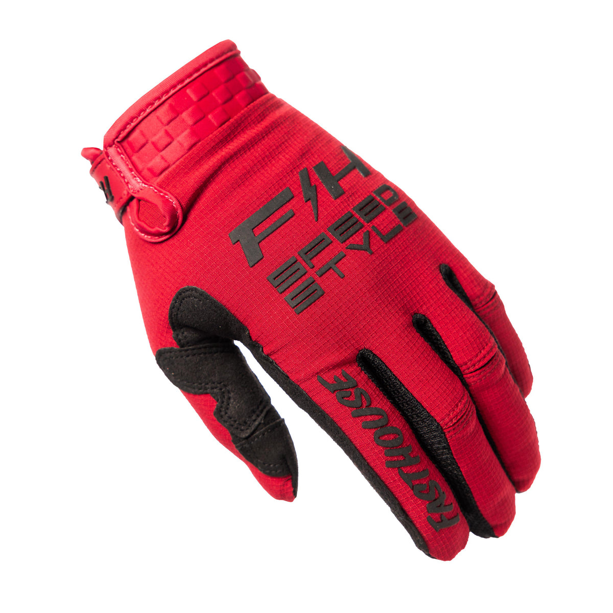 Fasthouse Elrod Ether Glove - Red/Jester Red