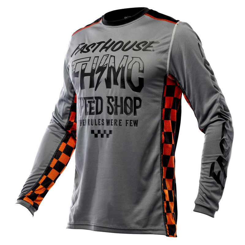 Fasthouse Grindhouse Brut Jersey - Grey/Black