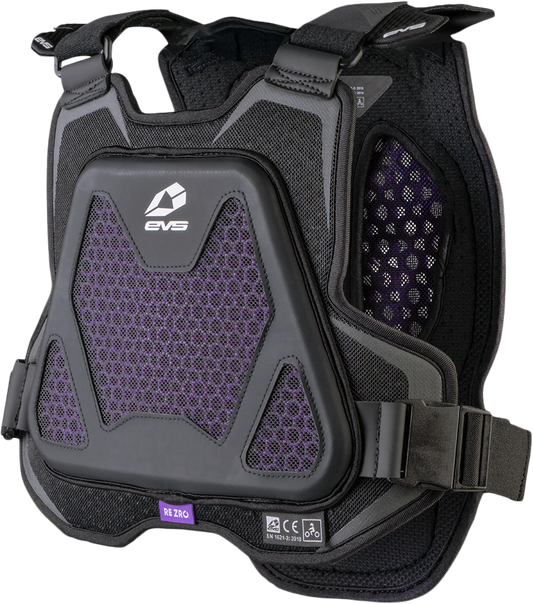 EVS Youth Evo Chest Protector w/ RE ZRO - Black