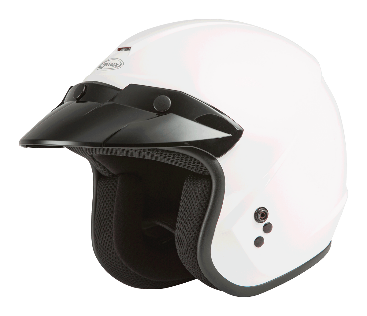 GMAX Youth OF-2Y Open Face Helmet White