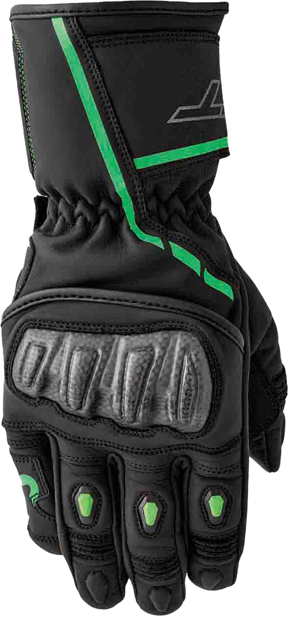 RST S1 D30 Glove Black/Fluorescent Green